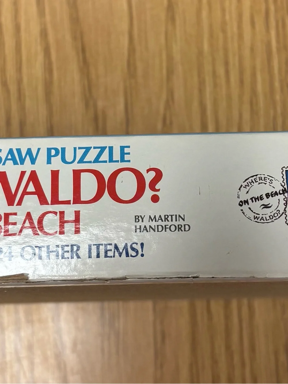 Vintage 1989 Where’s Waldo? On the Beach Jigsaw Puzzle #623 Complete 100 Pieces